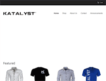 Tablet Screenshot of katalystclothing.com